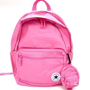 Converse Backpack & Mini Backpack Coin Purse Keychain Oops Pink NWT